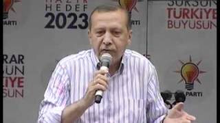 BAŞBAKAN RECEP TAYYİP ERDOĞAN ÇANKIRI MİTİNGİ 06 06 2011 [upl. by Zebapda]