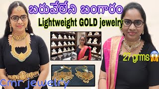 CMR jewelry gold chokers collection  Light weight gold chokers with weight [upl. by Etyak]