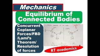 L11Mechanics II Equilibrium of connected bodiesNumerical [upl. by Pomcroy839]