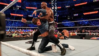 Bobby Lashley puts Goldberg’s son Gage into the Hurt Lock SummerSlam 2021 [upl. by Tankoos5]