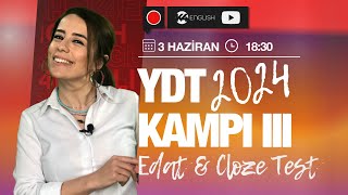 2024 YDT Kampı III Edat Soruları 🚨 [upl. by Herahab]