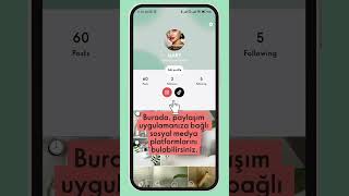 Oriflame Paylaşım Uygulaması Sharing App  Hesap ve Ayarlar [upl. by Enoyrt]