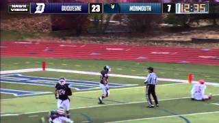 Monmouth vs Duquesne Football Highlights 112313 [upl. by Chivers]