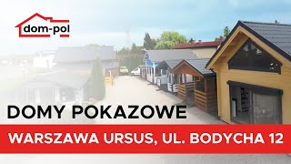 DOMY POKAZOWE drewniane z bala WARSZAWA URSUS całoroczna ekspozycja DOMPOL 20232024 [upl. by Gnehp]