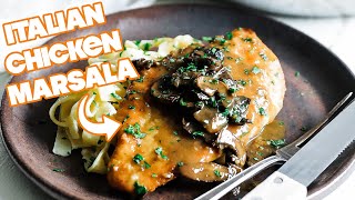 THE Chicken Marsala Recipe I learned to make at the first Italian restaurant I ever worked at [upl. by Ainuj]