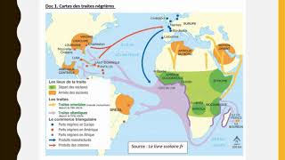 4e  Vidéo de révision  Chapitre 1 Grand commerce traite négrières et esclavage au XVIIIe siècle [upl. by Eatnoj]