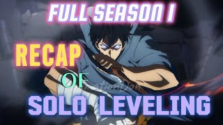 SOLO LEVELING Season 1 RECAP What You MISSED [upl. by Schwab]