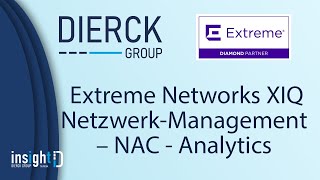 Extreme Networks XIQ NetzwerkManagement – NAC  Analytics  InsightD Webinar [upl. by Anawaj235]