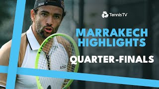 Berrettini vs Sonego Navone amp Carballes Baena Feature  Marrakech 2024 QuarterFinals Highlights [upl. by Hgielek]