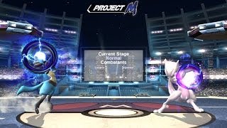 Project M TAS Mewtwo vs TAS Lucario [upl. by Alliuqa230]