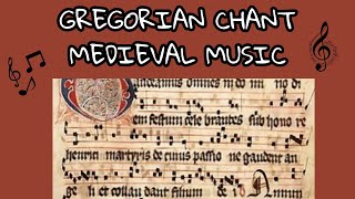 GREGORIAN CHANT MEDIEVAL MUSIC [upl. by Thurstan]