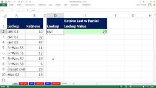 Excel Magic Trick 1000 Lookup Last Partial Text Item using SEARCH and LOOKUP functions [upl. by Ollecram270]