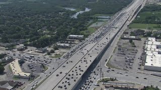 Multivehicle wreck has all lanes of Gulf Freeway southbound at FM 518 closed [upl. by Maximilianus962]