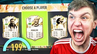 I GOT A 199 FUT DRAFT WORLD RECORD FIFA 22 [upl. by Eeb]