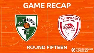 Highlights Zalgiris Kaunas  Olympiacos Piraeus [upl. by Salakcin251]