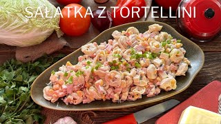 Imprezowa sałatka z tortellini Musisz ją koniecznie zrobić sałatkamojedomowejedzenie [upl. by Xylon601]