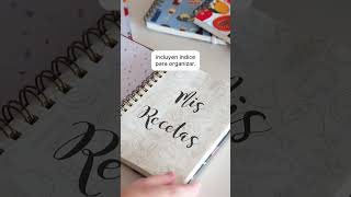 Cuadernos para Recetas 👩🏻‍🍳👩🏻‍🍳 [upl. by Teodora]