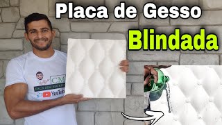 Como Fazer Placas de Gesso 3D  totalmente impermeabilizada [upl. by Burnie552]