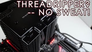 be quiet Dark Rock Pro TR4  AMD THREADRIPPER air cooler at £80 [upl. by Hewes]