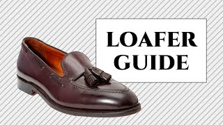 Loafer Shoes Guide For Men  Tassel Penny Gucci Horsebit Weejuns amp Slipon Slipper Explained [upl. by Genny745]