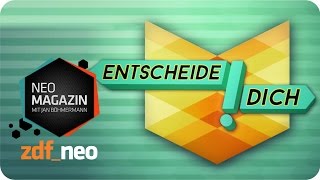 quotEntscheide Dichquot mit Herbert Feuerstein  NEO MAGAZIN mit Jan Böhmermann  ZDFneo [upl. by Belanger]