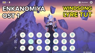 Enkanomiya Ost 1 Windsong Lyre Tutorial  Genshin Impact [upl. by Aoht]