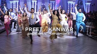 Preet amp Kanwar  Epic Engagement Performance [upl. by Verras726]