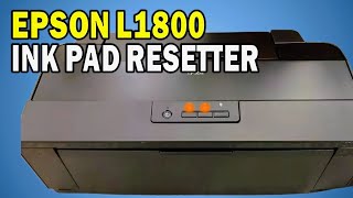 Epson L1800 Resetter  Epson L1800 adjustment program Free Download [upl. by Doherty]