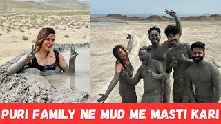 FAMILY sath MUD BATH kia in BAKU [upl. by Barrow768]