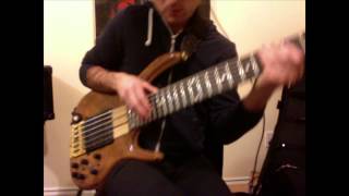 Bach TwoPart Invention No1  Arranged for Solo Electric Bass [upl. by Nodgnal]