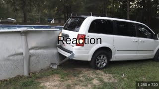 ANGRY GRANDPA DRIVES INTO SWIMMING POOL Reaction [upl. by Jenette]