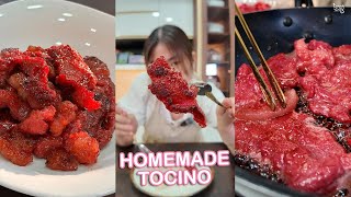 HOMEMADE TOCINO  Pangnegosyo recipe  Modern Nanay [upl. by Eamanna]