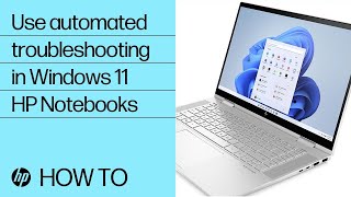 How to use automated troubleshooting in Windows 11  HP Notebooks  HP Support [upl. by Orford45]