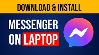 How To Download Messenger On Laptop Windows 10  Facebook Messenger For PC [upl. by Eittocs]