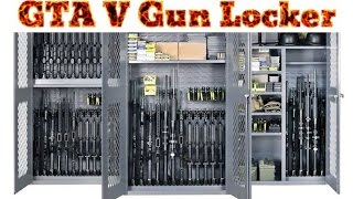 GTA 5 How To Open Your Gun Locker [upl. by Ruhtua]