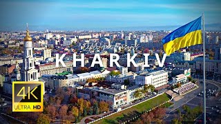 Kharkiv Ukraine 🇺🇦 in 4K 60FPS ULTRA HD Video by Drone [upl. by Anav]