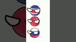 UCRANIA VS RUSIA countryballs [upl. by Ranson833]