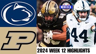 4 Penn State vs Purdue  Week 12  2024 College Football Highlights [upl. by Nnylarat]