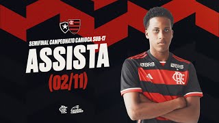 Campeonato Carioca Sub17  Semifinal  Jogo 1  Botafogo x Flamengo  AO VIVO  0211 [upl. by Koenig]