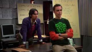 The big bang theory 3x04 Raj working with Sheldon [upl. by Saixela]