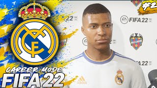 FIFA 22 Real Madrid Career Mode EP2  WELCOME KYLIAN MBAPPE NEW SIGNING 🤩 [upl. by Carlin655]