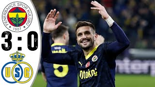 Fenerbahçe  USG 30 HIGHLIGHTS  fenerbahçe vs union saint gilloise 2024 [upl. by Letta658]