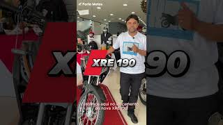 Confira as principais mudanças da nova XRE 190 modelo 2025 🏍 [upl. by Aikym681]