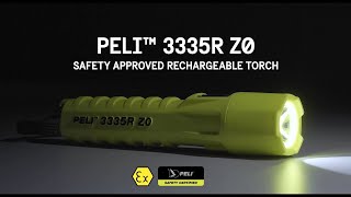 PELI 3335RZ0 Flashlight  ATEX Zone 0 Safety Certified [upl. by Aracaj]