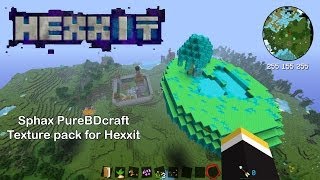 Minecraft Hexxit Mod  Sphax PureBDcraft Texture Pack [upl. by Esialb]