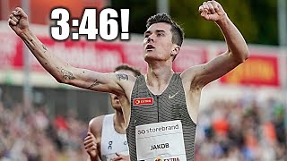 Jakob Ingebrigtsen Runs HISTORICALLY FAST MILE In Oslo  2022 Bislett Games  Dream Mile [upl. by Yaral]