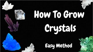 How to Grow Beautiful Salt Crystals at Home [upl. by Malynda]