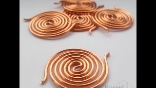 How to Make Copper Spirals Stepbystep video [upl. by Phylis]