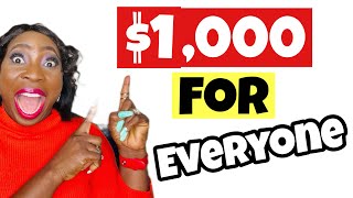 GRANTS for EVERYONE 1000  NEW GRANT Money EASY 1000 3 Minutes to Apply Free Money Not Loan [upl. by Ylrbmik]