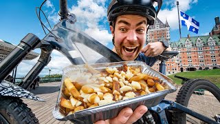 Mountain Biking To Canadas Best Poutine [upl. by Ruffi]